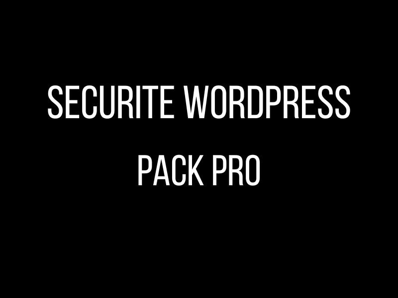Sécurité WordPress Pro
